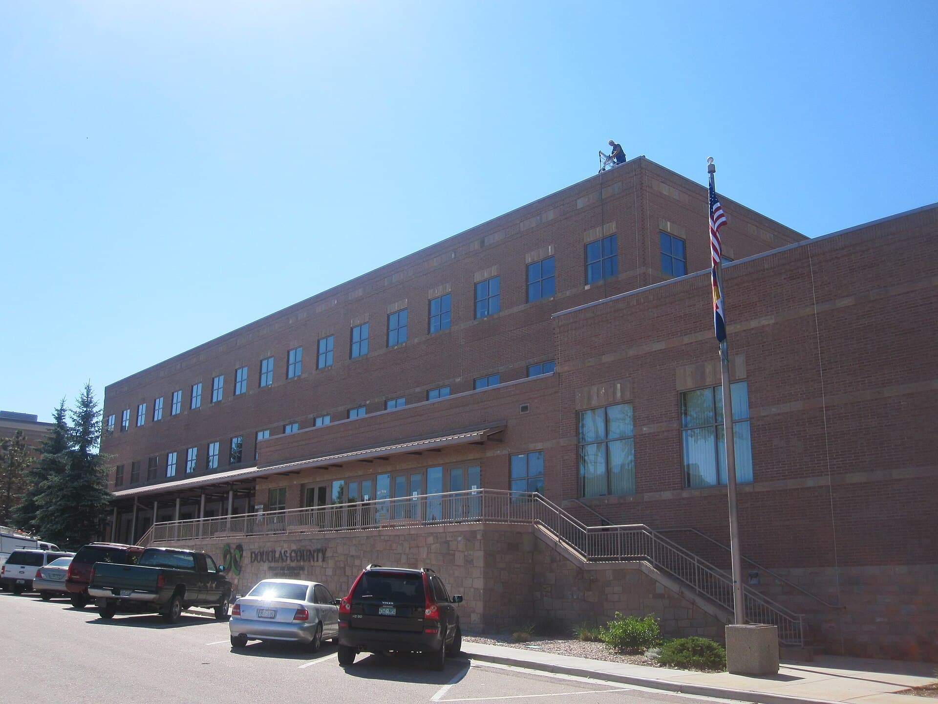 The old Douglas County county building in Castle Rock. Photo: Billy Hathorn, CC BY-SA 3.0, via Wikimedia Commons