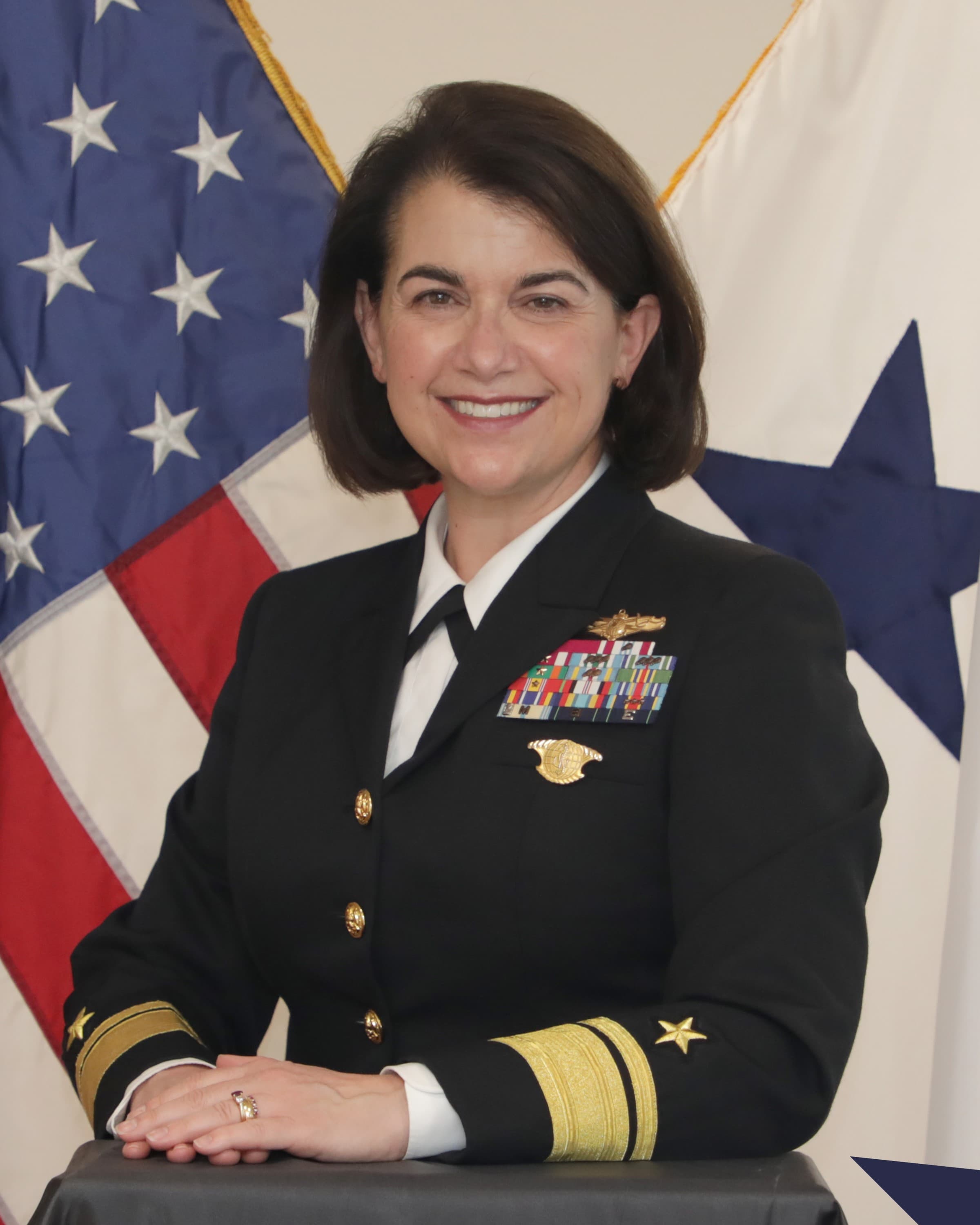 Rear Adm. Eileen Laubacher, U.S. Navy (Ret.). (Official U.S. Navy photo, public domain)